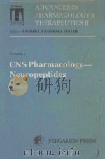 CNS PHARMACOLOGY NEUROPEPTIDES（1982 PDF版）