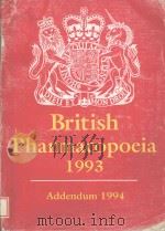 BRITISH PHARMACOPOEIA 1993 ADDENDUM 1994（1994 PDF版）