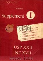SUPPLEMENT 1 USP 22 NF 17   1989  PDF电子版封面     