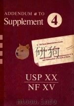 ADDENDUM A TO SUPPLEMENT 4 USP 20 NF 15（1983 PDF版）
