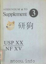 ADDENDUM A TO SUPPLEMENT 3  USP 20 NF 15（ PDF版）