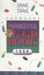 SAUNDERS PHARMACEUTICAL WORD BOOK  1999（1999 PDF版）