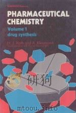 PHARMACEUTICAL CHEMISTRY  VOLUME 1:DRUG SYNTHESIS（1988 PDF版）