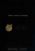 Thermal analysis of polymers   1995  PDF电子版封面  1859571077  M. P.Sepe 