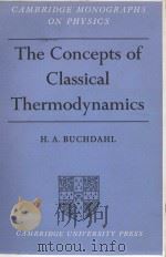 THE CONCEPTS OF CLASSICAL THERMODYNAMICS（1966 PDF版）