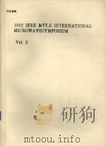 1992 IEEE MTT-S INTERNATIONAL MICROWAVE SYMPOSIUM DIGEST Vol.2   1992  PDF电子版封面    DON W.REID 
