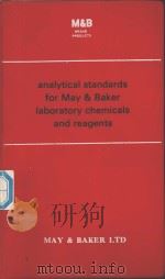 ANALYTICAL STANDARDS FOR MAY&BAKER LABORATORY CHEMICALS AND REAGENTS 1965（1965 PDF版）