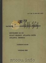 NATIONAL TELECOMMUNICATIONS CONFERENCE NOVEMBER 26-28 HYATT REGENCY ATLANTA HOTEL ATLANTA GEORGIA VO   1973  PDF电子版封面     