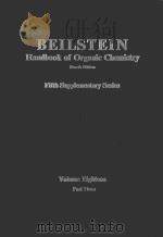 BEILSTEIN HANDBOOK OF ORGANIC CHEMISTRY FOURTH EDITION FIFTH SUPPLEMENTARY SERIES VOLUME EIGHTEEN PA（1986 PDF版）