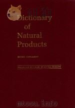 Dictionary of natural products second supplement volume 9 of dictionary of natural products   1996  PDF电子版封面  0412604205   