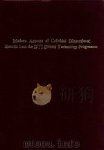 Modern aspects of colloidal dispersions results from the DTI Colloid Technology Programme   1998  PDF电子版封面  0792348192  edited by Ronald H. Ottewill a 