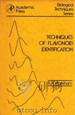 Techniques of flavonoid identification（1982 PDF版）