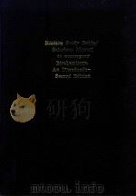 Student study guide/solutions manual to accompany biochemistry an introduction second edition（1999 PDF版）