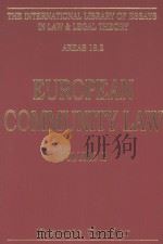 EUROPEAN COMMUNITY LAW  VOLUME II   1993  PDF电子版封面  1855212439   