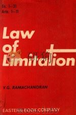 LAW OF LIMITATION  VOL.I（1983 PDF版）