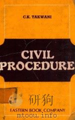 CIVIL PROCEDURE   1983  PDF电子版封面    C.K.TAKWANI 