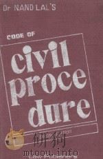 THE CODE OF CIVIL PROCEDURE  VOL.III  2ND EDITION   1983  PDF电子版封面    DR.NAND LAL 