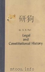 LECTURES ON INDIAN LEGAL AND CONSTITUTIONAL HISTORY  SIXTH EDITION   1983  PDF电子版封面    DR.S.K.PURI 