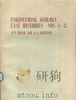 ENGINEERING GEOLOGY CASE HISTORIES NOS.1-5.     PDF电子版封面     
