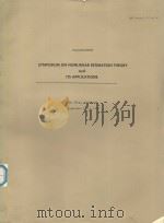 PROCEEDINGS SYMPOSIUM ON NONLINEAR ESTIMATION THEORY AND ITS APPLICATIONS（ PDF版）