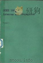 IEEE 1985 ANTENNAS AND PROPAGATION VOLUME 1（1985 PDF版）