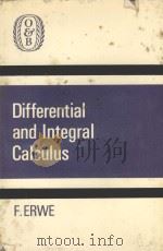DIFFERENTIAL AND INTEGRAL CALCULUS   1962  PDF电子版封面    F.ERWE 