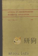 JOURNAL OF CHROMATOGRAPHY BIOMEDICAL APPLICATIONS VOLUME 2 NOS.1-3（1978 PDF版）