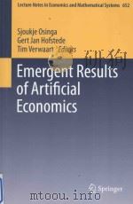 emergent results of artificial economics     PDF电子版封面  9783642211072   