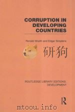 corruption in developing countries     PDF电子版封面  9780415601450   