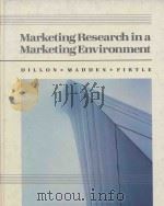 MARKETING RESEARCH IN A MARKETING ENVIRONMENT  WITH 130 ILLUSTRATIONS（1987 PDF版）