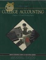 COLLEGE ACCOUNTING CHAPTERS 1-10 WITH WORKING PAPERS   1992  PDF电子版封面  0256080070  KENNETH A.KOERBER 