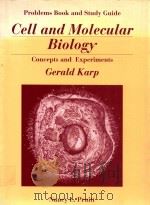 Cell and molecular biology :problems book and study guide concepts and experiments（1996 PDF版）