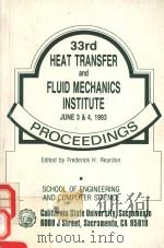 33RD HEAT TRANSFER AND FLUID MECHANICS INSTITUTE（ PDF版）