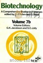 biotechnology acomprehensiue treatise in 8 volumes (volume 7D)   1989  PDF电子版封面  3527265171   