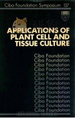 applications of plant cell and tissue culture     PDF电子版封面     