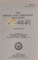 THE SHOCK AND VIBRATION BULLETIN BULLETIN 42 PART 3   1972  PDF电子版封面     
