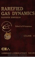 RAREFIED GAS DYNAMICS ELEVENTH SYMPOSIUM VOLUME 2   1978  PDF电子版封面  2727200412  R.CAMPARGUE 