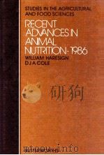 Recent advances in animal nutrition 1986（1986 PDF版）