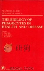 the biology of phagogytes in health and disease   1987  PDF电子版封面  0080361331  c.mauri and s.c.rizzo and g.ri 