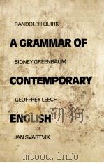 quirk a crammar of greenbaum contemporary leech enclish enclish svartvik   1972  PDF电子版封面     