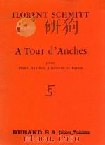 a tour d'anches pour piano hautbois clarinette et basson   1943  PDF电子版封面    Florent Schmitt 