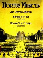 sonata V in f major for two oboes bassoon and basso continuo   1992  PDF电子版封面    Hortus Musicus 