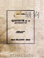 quintette en ut pour instrunments a vent partiton de poche parties separees（1954 PDF版）