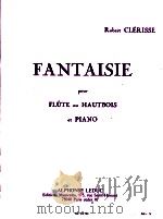 Fantaisie pour flute ou hautbois et piano   1992  PDF电子版封面     