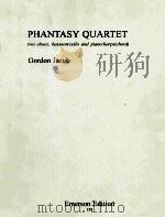 phantasy quartet for 2 oboesbassoon/cello and piano/harpsichord（1996 PDF版）