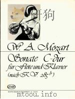 die klavierstimme bearbeitet von a zongoraszolamot a k.v .285b sz.fuvolanegyes alapjan kidolgozta ho   1986  PDF电子版封面    Mozart 