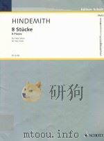 8 stucke 8 pieces fur flote allein for solo flute   1958  PDF电子版封面    Paul Hindemith 