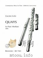 Quaysfor Flute(Altoflute) solo（1996 PDF版）