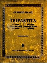 Tripartita for 3 flutes harpsichord (or piano and strings) edition sikirski nr.704（1967 PDF版）