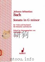 Sonata in G minor for Viola and Keyboard   1977  PDF电子版封面     